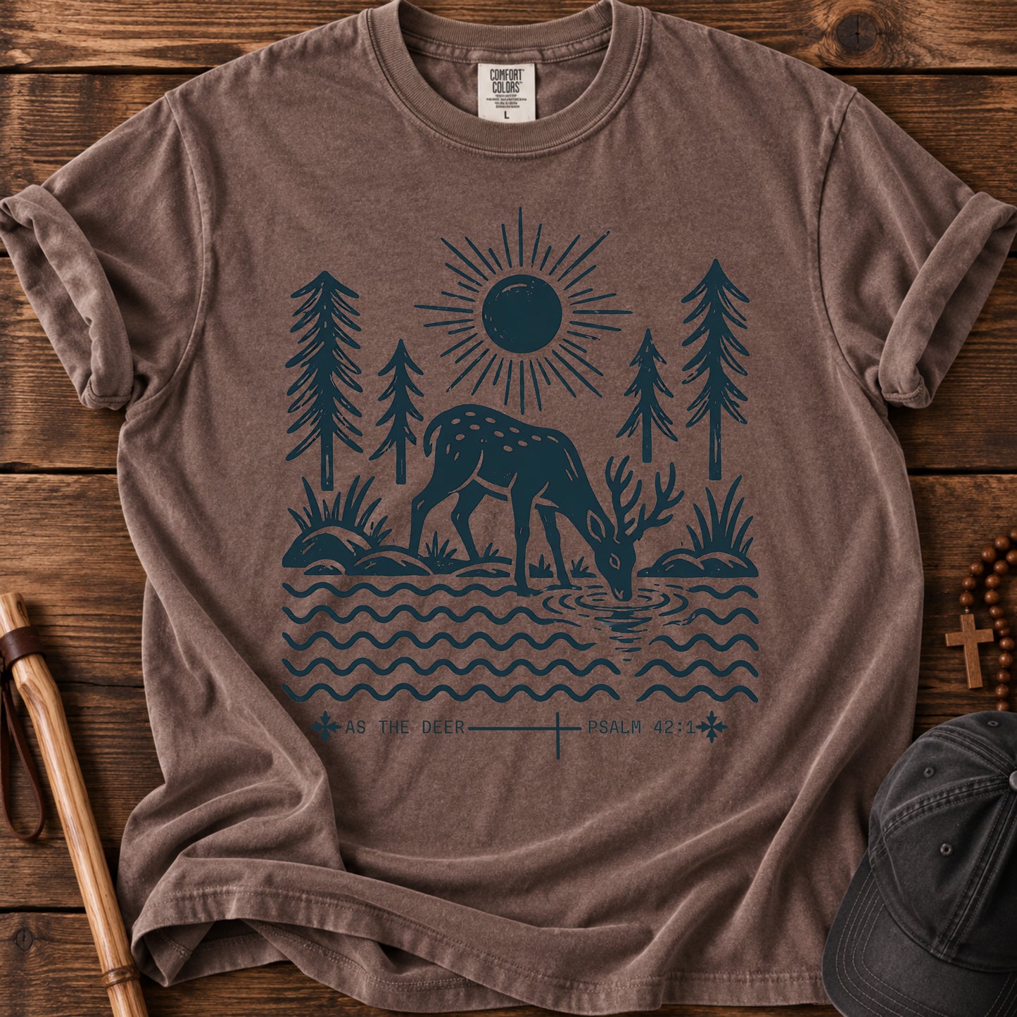 As The Deer Tee in Espresso