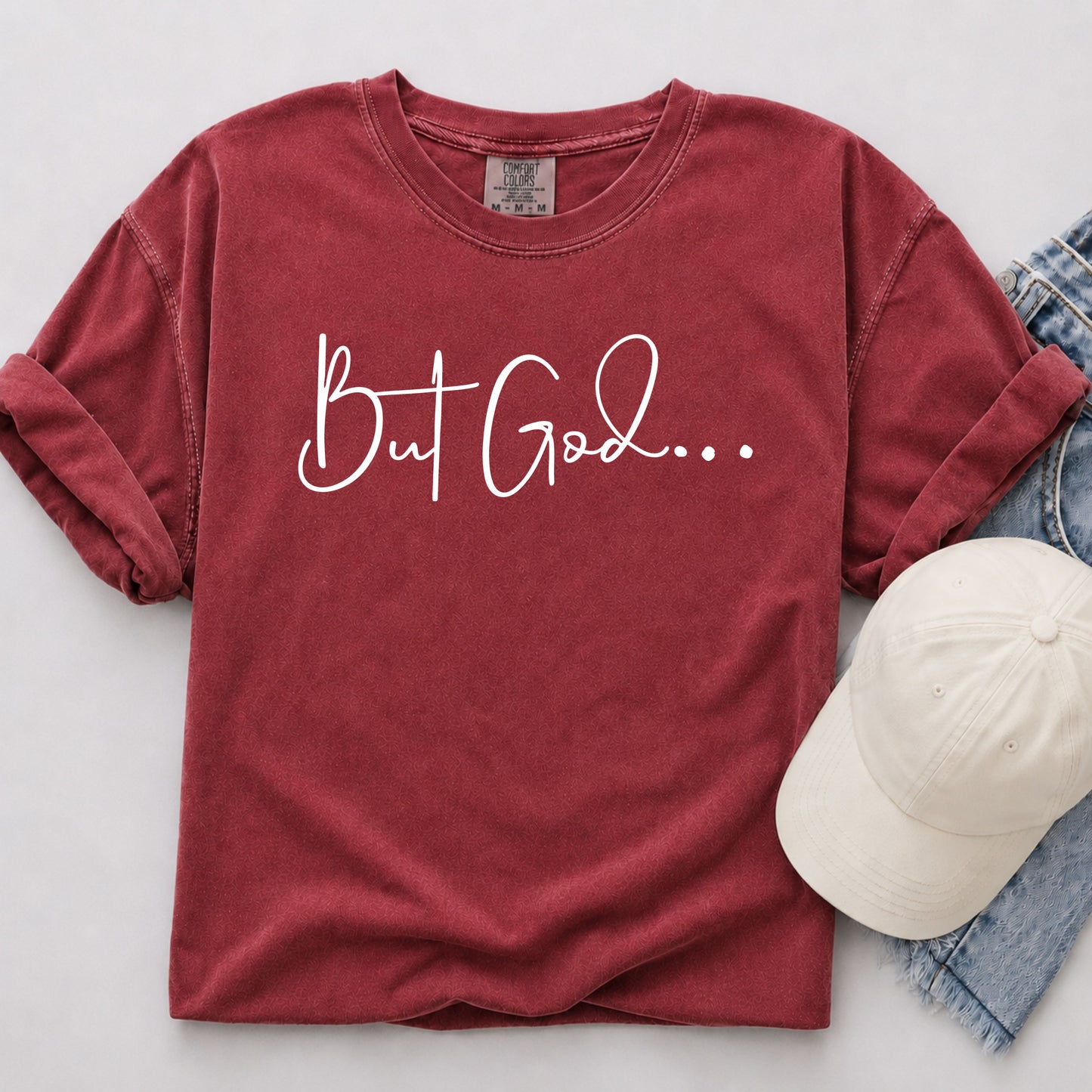 But God Tee in Black