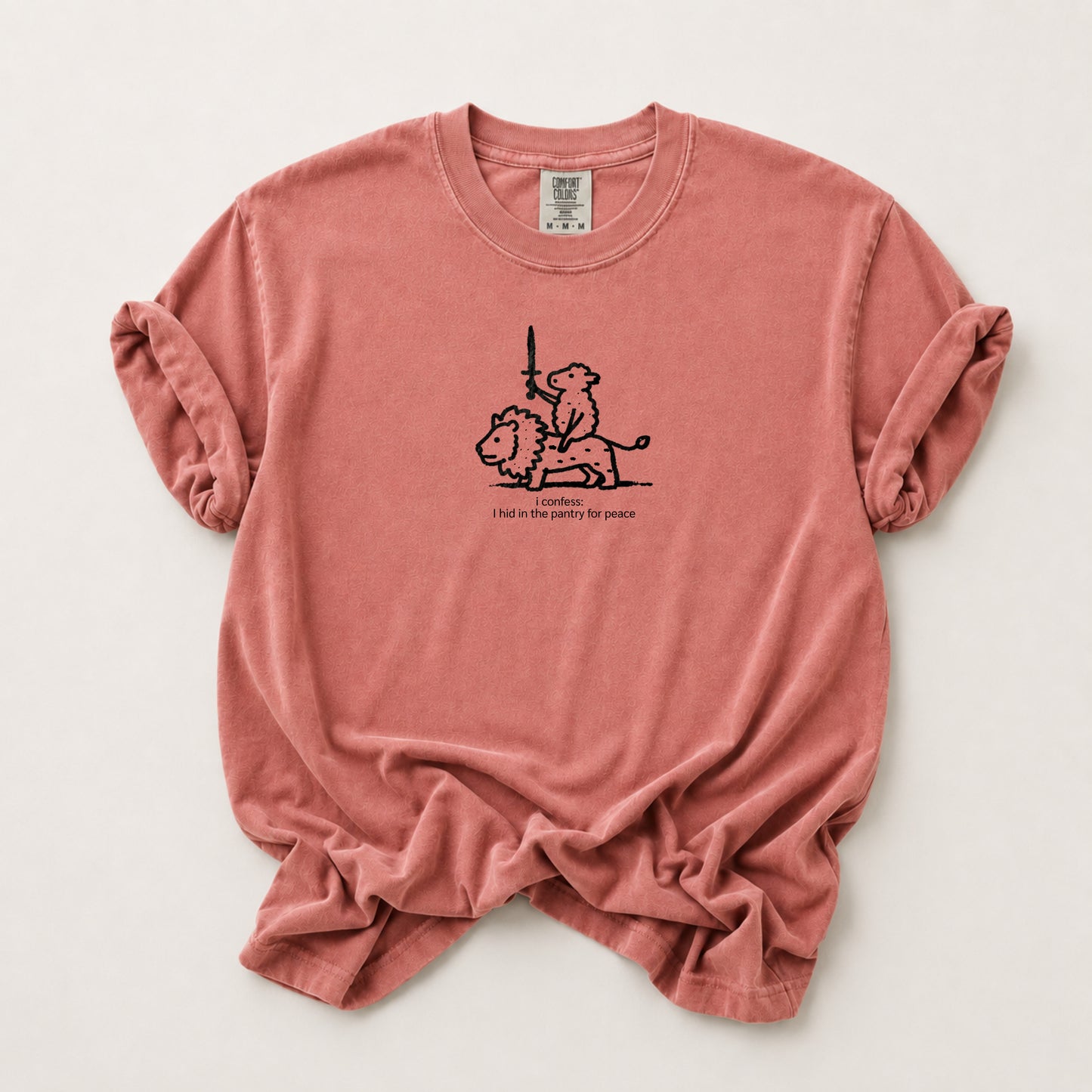 Lion Rider Tee in Watermelon
