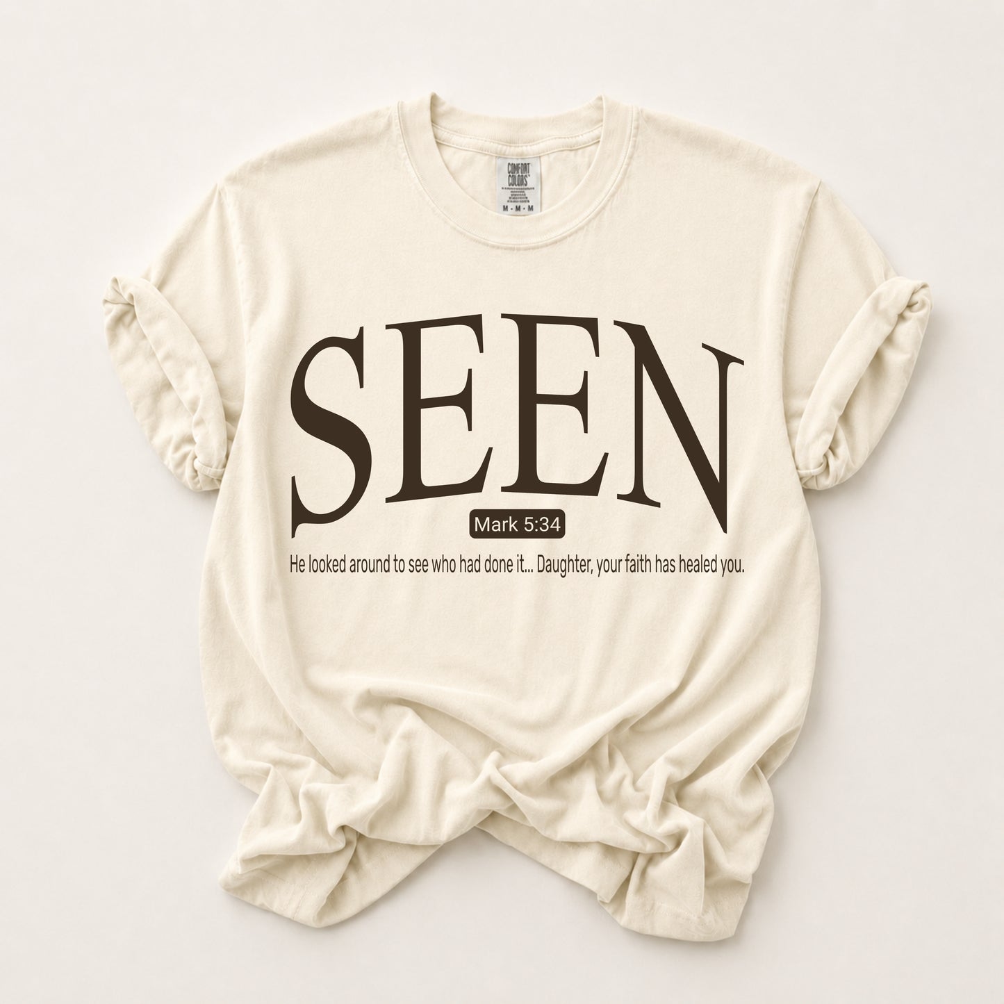 Seen Tee in Ivory