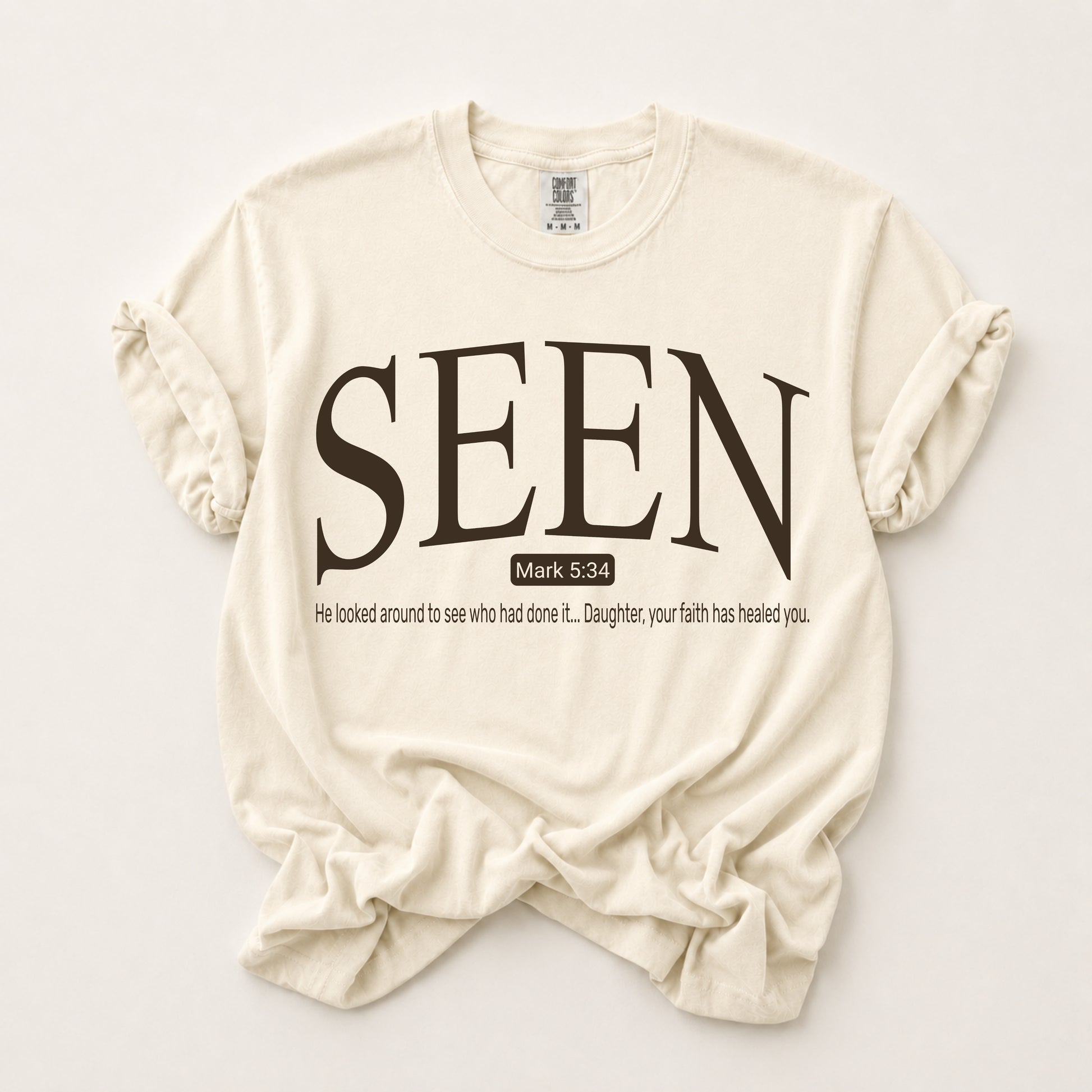 Seen Tee in Ivory