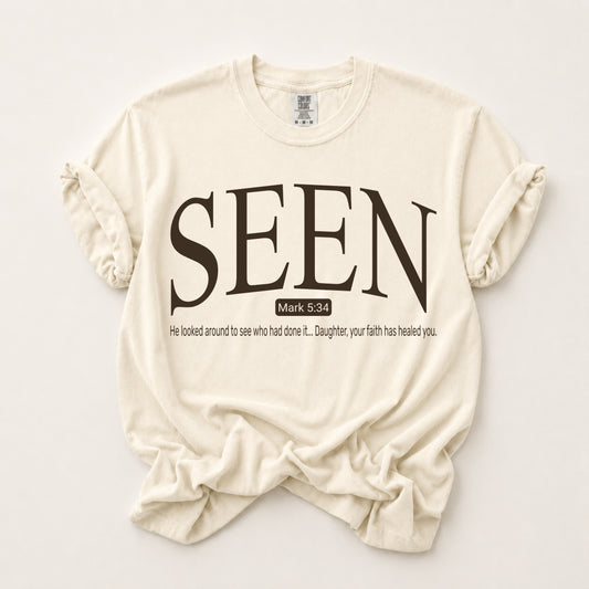 Seen Tee in Ivory