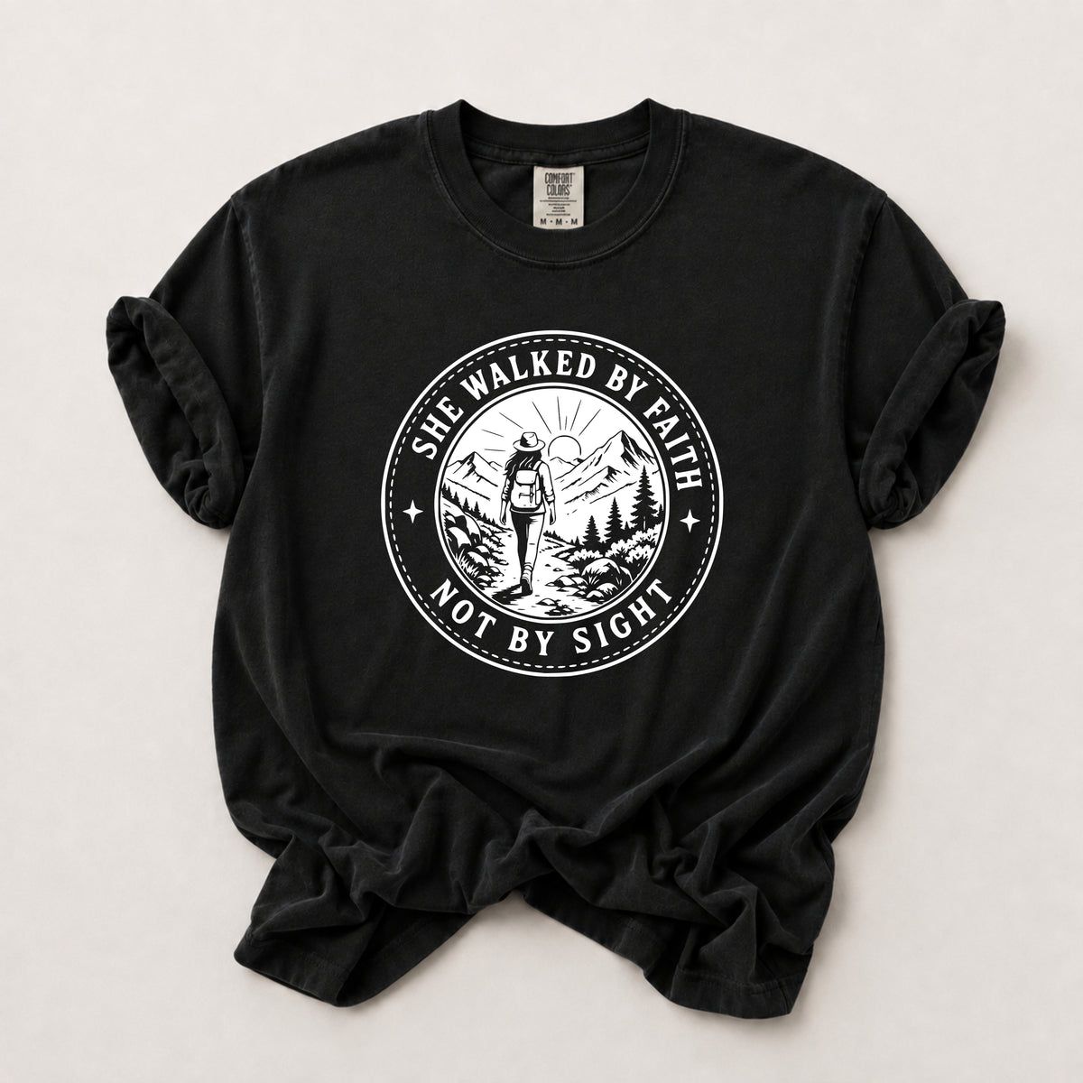 Faith Hiker Tee in Black