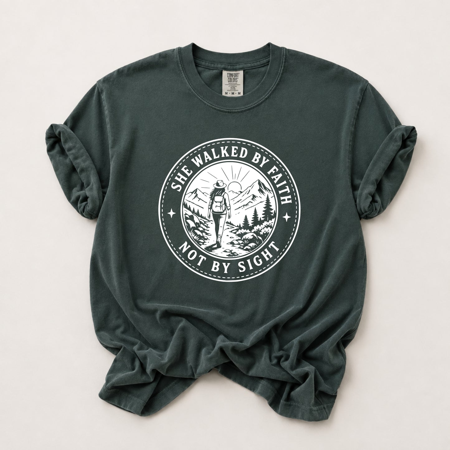 Faith Hiker Tee in Blue Spruce