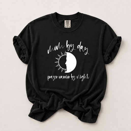 Mom By Day Tee in Black