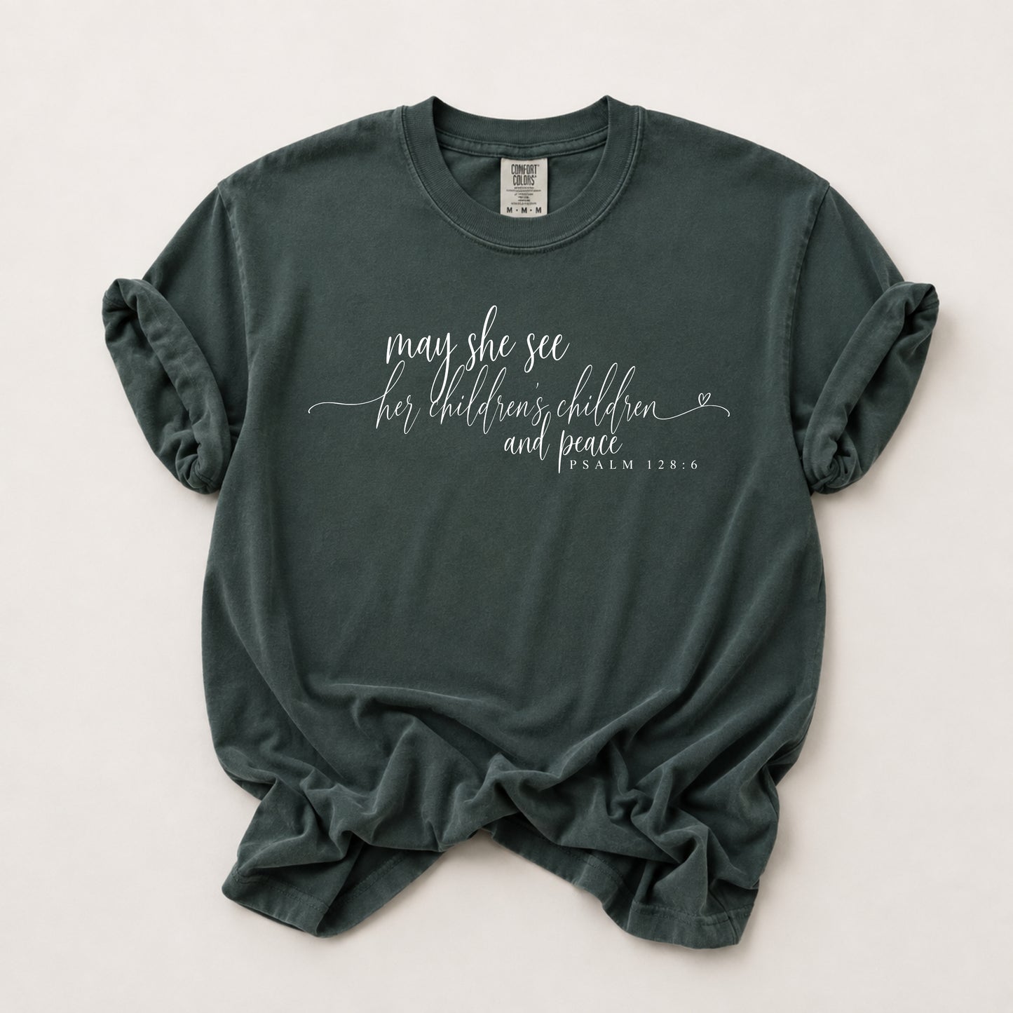 May She See Tee in Blue Spruce