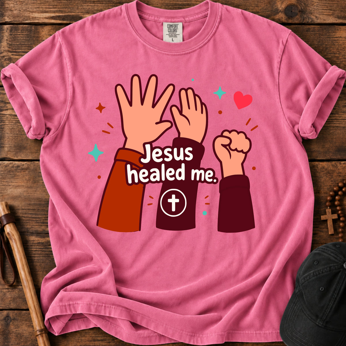 Jesus Healed Me T-Shirt — Faith-Based Christian Tee