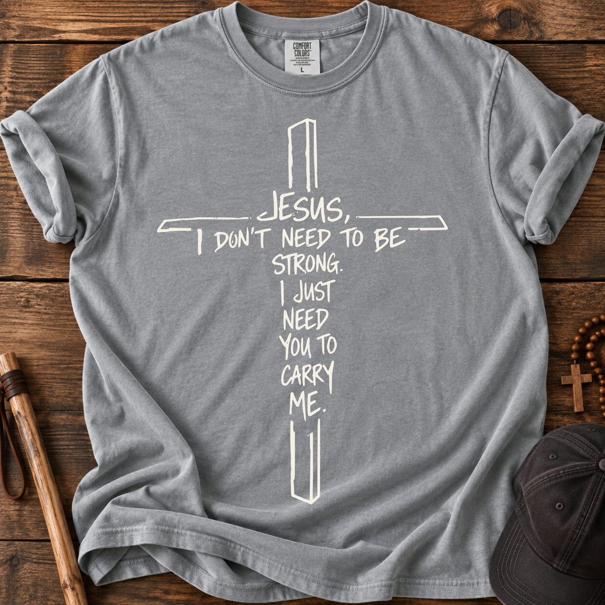 Carry Me Tee in Grey