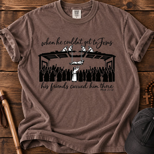Faith Rescue Tee in Espresso