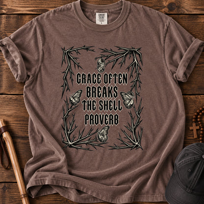 Grace Often Breaks the Shell Tee in Espresso