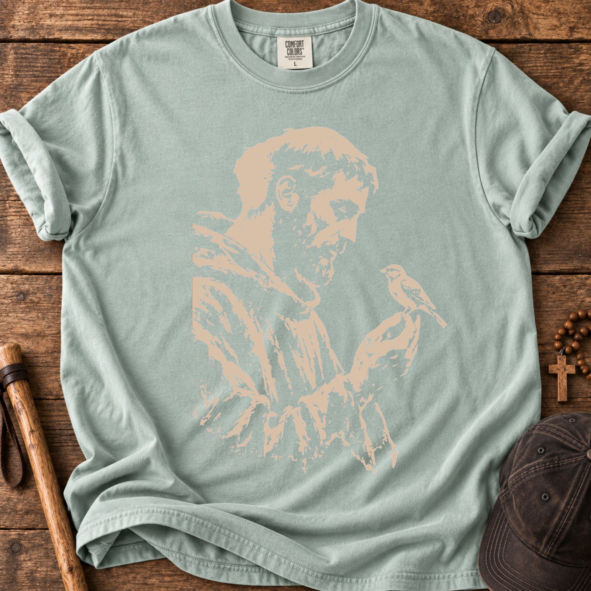 Saint and Sparrow Tee in Bay