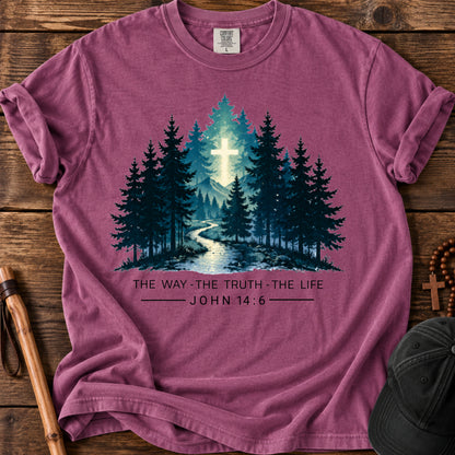 The Way Tee in Berry