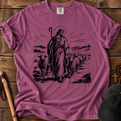 Shepherd of Souls Tee in Berry