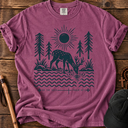 As The Deer Tee in Berry