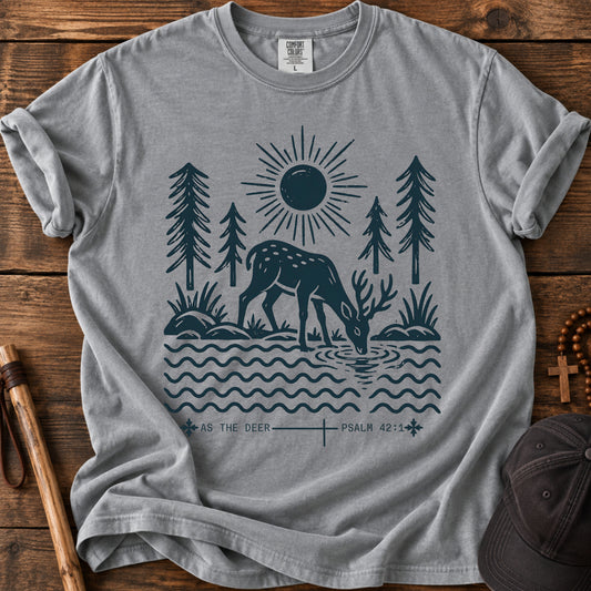 As The Deer Tee in Grey