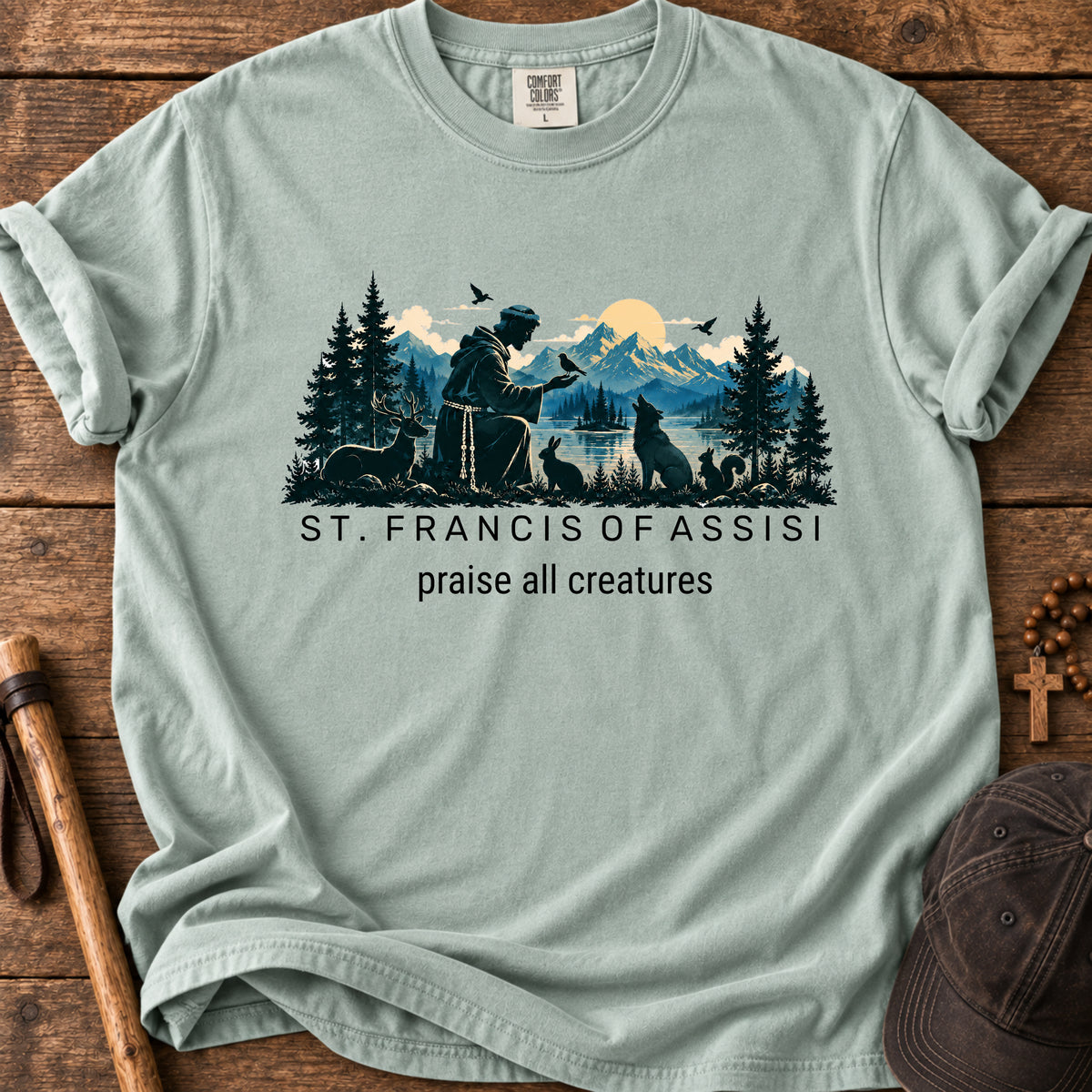 St. Francis Tee in Bay