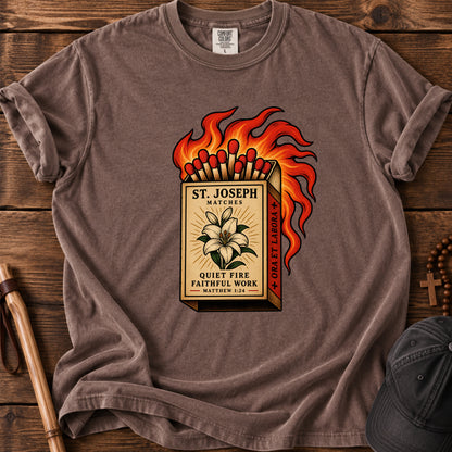 St. Joseph Matches Tee in Espresso