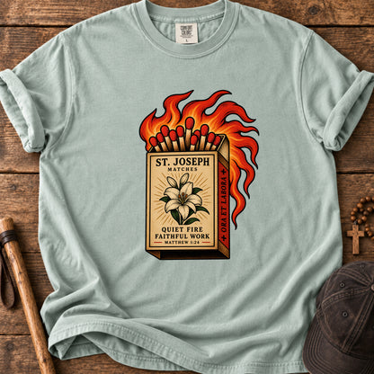 St. Joseph Matches Tee in Bay
