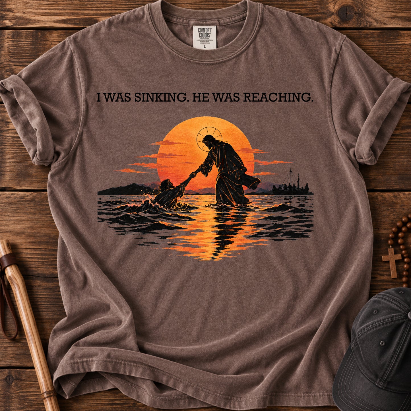I Was Sinking Tee in Espresso