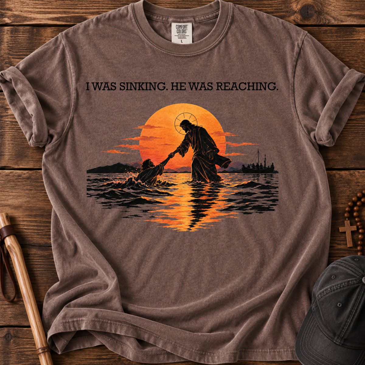 I Was Sinking Tee in Espresso