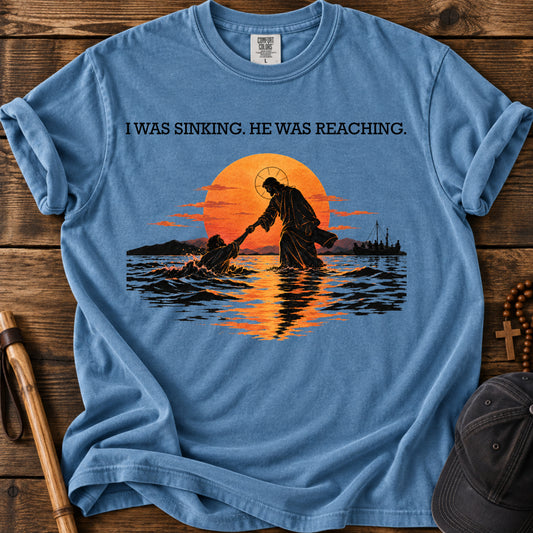 I Was Sinking Tee in Blue Jean