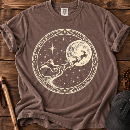 Moonlit Sleigh Tee in Espresso