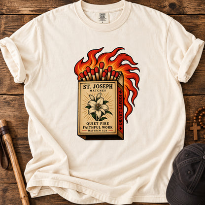 St. Joseph Matches Tee in Ivory